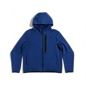 Nike Tech Fleece Full Zip Hoodie Blue - X Large